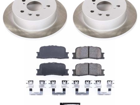 Power Stop 02-06 Toyota Camry Rear Semi-Coated Rotor Kit Hot on Sale