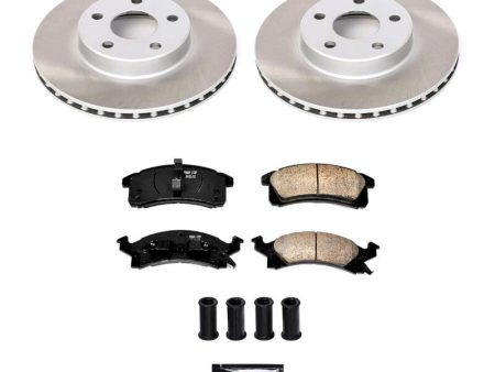 Power Stop 95-05 Pontiac Sunfire Front Semi-Coated Rotor Kit For Cheap