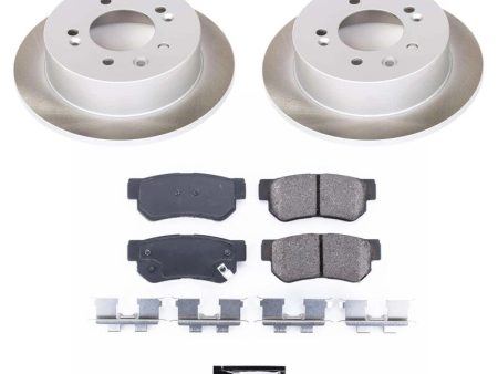 Power Stop 07-10 Hyundai Elantra Rear Semi-Coated Rotor Kit For Sale