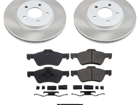 Power Stop 10-11 Mercury Mariner Front Semi-Coated Rotor Kit For Discount