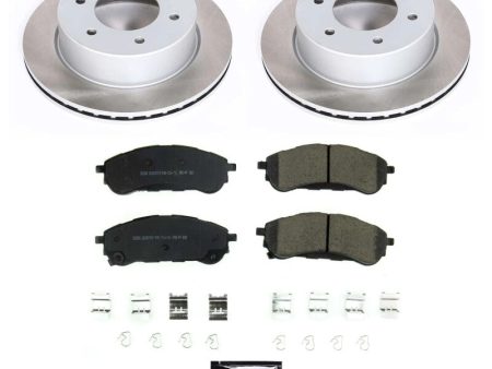 Power Stop 19-22 Ford Ranger Rear Semi-Coated Rotor Kit Hot on Sale