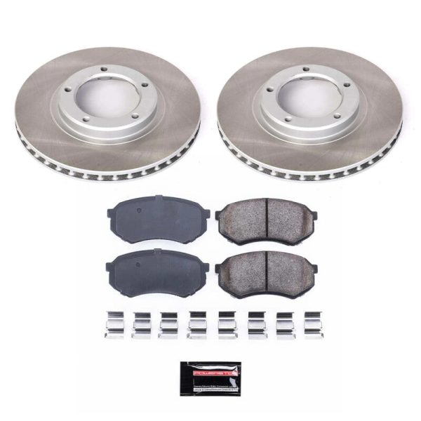 Power Stop 95-04 Toyota Tacoma Front Semi-Coated Rotor Kit Online