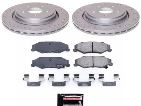 Power Stop 06-09 Cadillac XLR Rear Z17 Coated Brake Kit Cheap