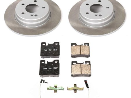 Power Stop 96-97 Mercedes-Benz C36 AMG Rear Semi-Coated Rotor Kit Supply