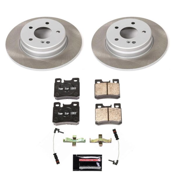 Power Stop 96-97 Mercedes-Benz C36 AMG Rear Semi-Coated Rotor Kit Supply