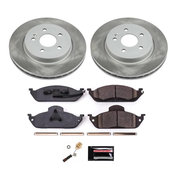 Power Stop 1999 Mercedes-Benz ML430 Front Semi-Coated Rotor Kit Discount