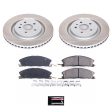 Power Stop 13-19 Lincoln MKT Front Semi-Coated Rotor Kit Cheap