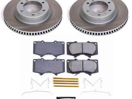 Power Stop 10-23 Toyota 4Runner Front Semi-Coated Rotor Kit For Cheap