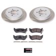 Power Stop 07-10 Mercury Mountaineer Rear Semi-Coated Rotor Kit Online now