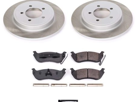 Power Stop 07-10 Mercury Mountaineer Rear Semi-Coated Rotor Kit Online now