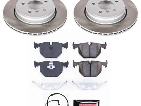 Power Stop 04-07 BMW 530i Rear Semi-Coated Rotor Kit For Discount