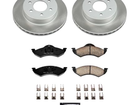 Power Stop 00-02 Dodge Durango Front Semi-Coated Rotor Kit Online Sale