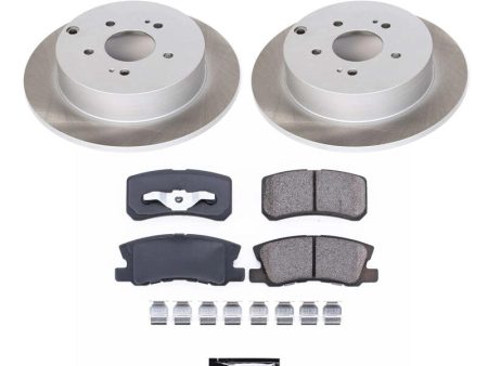 Power Stop 10-11 Mitsubishi Endeavor Rear Semi-Coated Rotor Kit For Sale