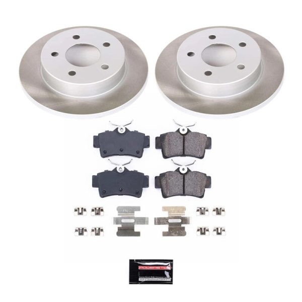 Power Stop 94-04 Ford Mustang Rear Semi-Coated Rotor Kit Online now