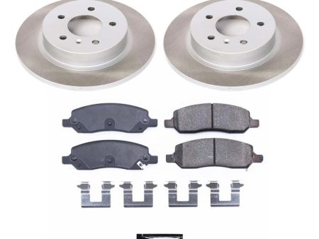 Power Stop 06-11 Cadillac DTS Rear Semi-Coated Rotor Kit Fashion