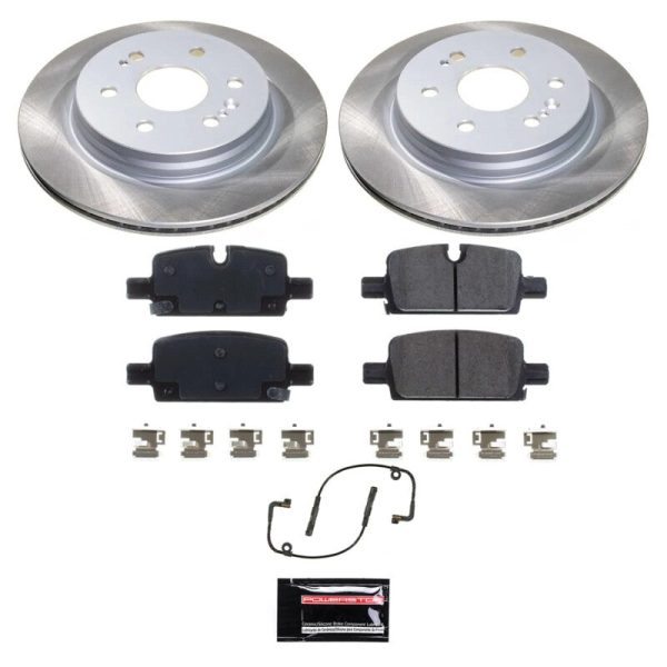 Power Stop 21-23 GMC Yukon XL Rear Semi-Coated Rotor Kit For Cheap