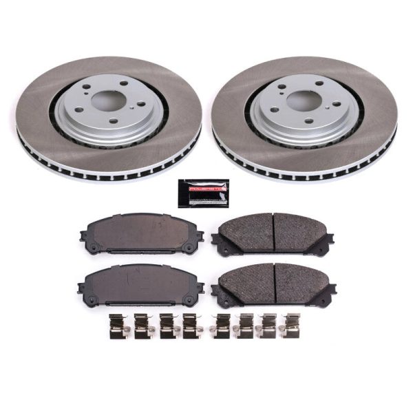 Power Stop 11-20 Toyota Sienna Front Semi-Coated Rotor Kit Online