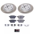 Power Stop 11-16 Scion tC Rear Semi-Coated Rotor Kit Hot on Sale