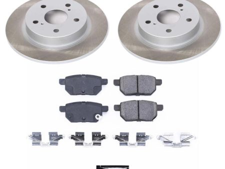 Power Stop 11-16 Scion tC Rear Semi-Coated Rotor Kit Hot on Sale