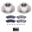 Power Stop 10-12 Ford F-350 Super Duty Rear Semi-Coated Rotor Kit Online now