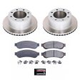 Power Stop 07-10 Ford F-350 Super Duty Rear Semi-Coated Rotor Kit Sale