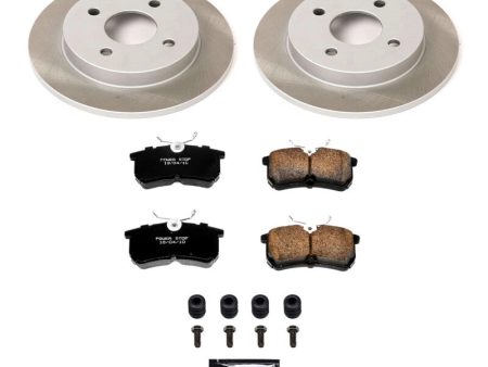 Power Stop 01-07 Ford Focus Rear Semi-Coated Rotor Kit Fashion