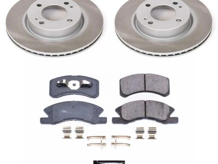 Power Stop 17-20 Mitsubishi Mirage G4 Front Semi-Coated Rotor Kit Fashion