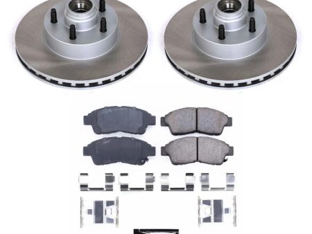 Power Stop 97-01 Mercury Mountaineer Front Semi-Coated Rotor Kit For Discount