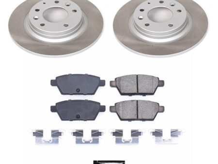 Power Stop 06-11 Mercury Milan Rear Semi-Coated Rotor Kit Online now