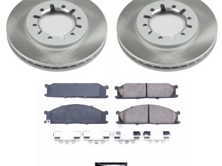 Power Stop 98-04 Nissan Frontier Front Semi-Coated Rotor Kit For Cheap