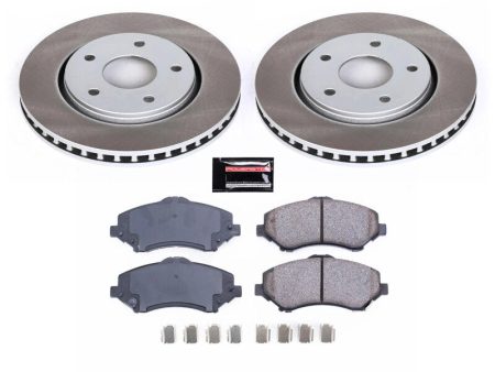 Power Stop 09-14 Volkswagen Routan Front Semi-Coated Rotor Kit Hot on Sale