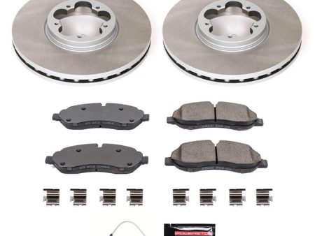 Power Stop 20-21 Ford Transit-350 Front Semi-Coated Rotor Kit Online now