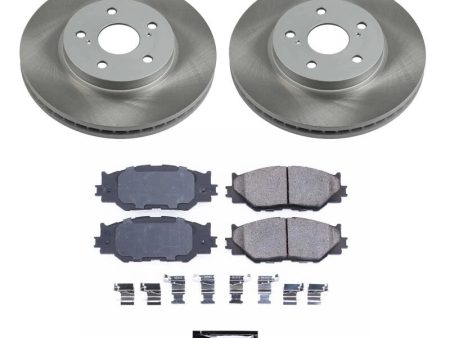 Power Stop 06-15 Lexus IS250 Front Semi-Coated Rotor Kit Supply