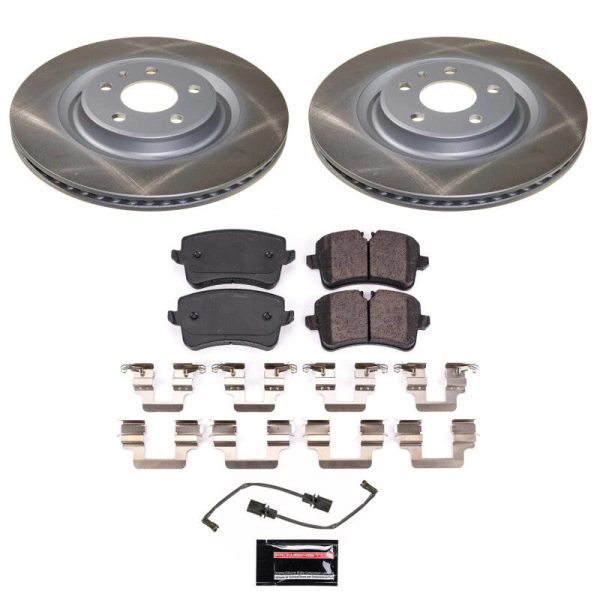 Power Stop 15-21 Porsche Macan Rear Semi-Coated Rotor Kit Cheap