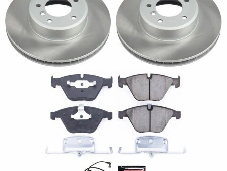 Power Stop 2008 BMW 535xi Front Semi-Coated Rotor Kit Hot on Sale