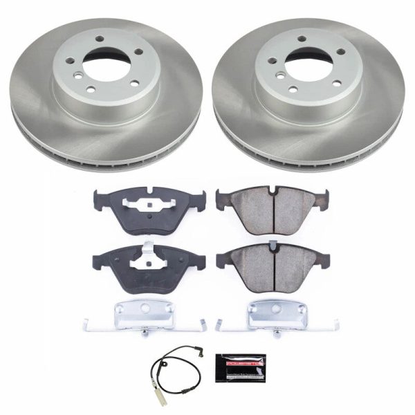 Power Stop 2008 BMW 535xi Front Semi-Coated Rotor Kit Hot on Sale