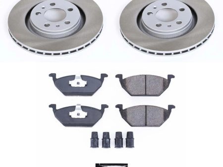 Power Stop 98-99 Volkswagen Jetta Front Semi-Coated Rotor Kit For Sale