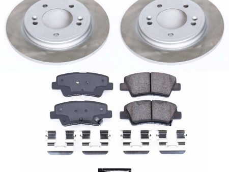 Power Stop 20-22 Kia Forte Rear Semi-Coated Rotor Kit Online Sale