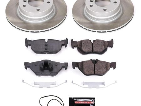 Power Stop 11-13 BMW 328i Rear Semi-Coated Rotor Kit Online Sale