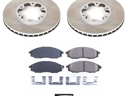 Power Stop 00-04 Nissan Xterra Front Semi-Coated Rotor Kit Online Hot Sale