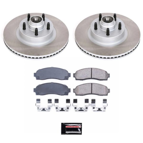 Power Stop 03-09 Mazda B4000 Front Semi-Coated Rotor Kit Online Sale