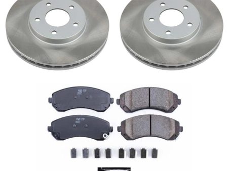 Power Stop 02-04 Pontiac Montana Front Semi-Coated Rotor Kit Fashion