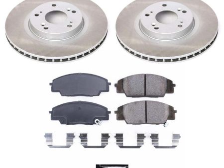 Power Stop 06-11 Honda Civic Front Semi-Coated Rotor Kit Cheap