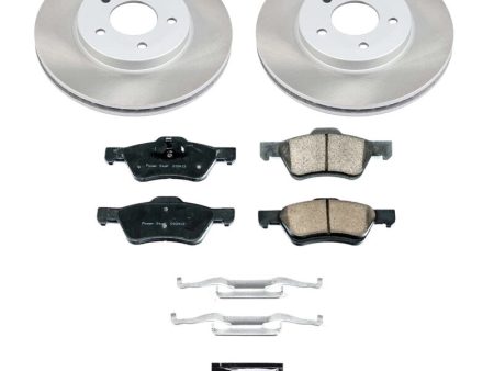 Power Stop 05-10 Mercury Mariner Front Semi-Coated Rotor Kit Hot on Sale