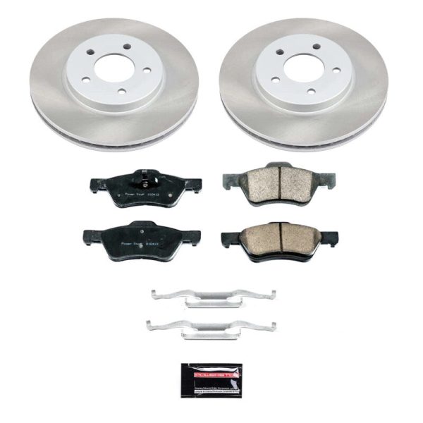 Power Stop 05-10 Mercury Mariner Front Semi-Coated Rotor Kit Hot on Sale