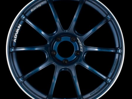 Advan RZII 17x7.5 +38 4-100 Racing Indigo Blue Wheel Discount