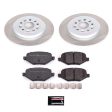 Power Stop 11-12 Lincoln MKX Rear Semi-Coated Rotor Kit Hot on Sale