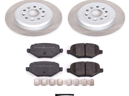 Power Stop 11-12 Lincoln MKX Rear Semi-Coated Rotor Kit Hot on Sale