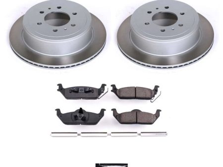 Power Stop 06-08 Lincoln Mark LT Rear Semi-Coated Rotor Kit Online now