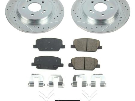 Power Stop 20-22 Kia Telluride Rear Semi-Coated Rotor Kit Discount